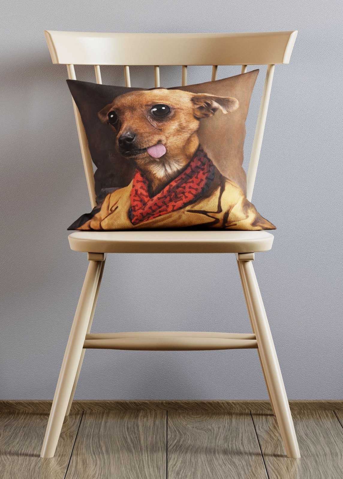 Chihuahua Animal Portrait Cushion