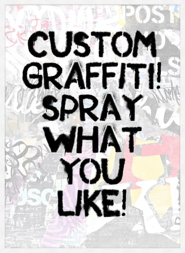 Custom Graffiti Stencil Print