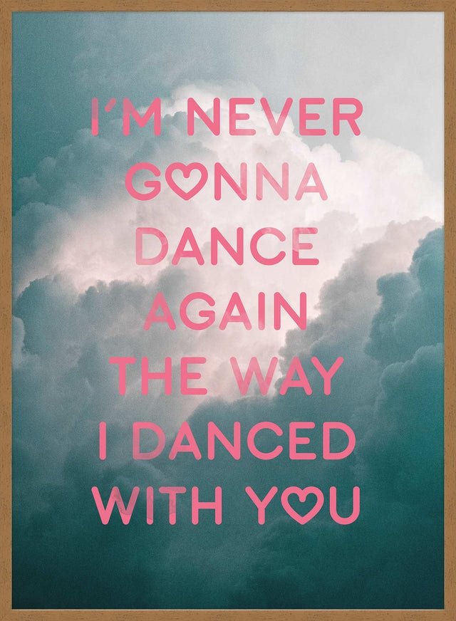 Dance Again Lyrics Print