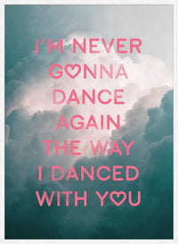 Dance Again Lyrics Print