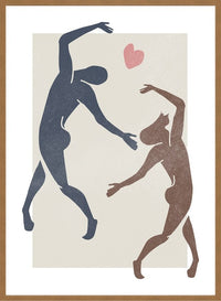 Dancers Watercolour Style Print