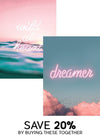 Dreamy Neons Print Bundle