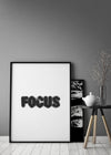 Focus Quote Print