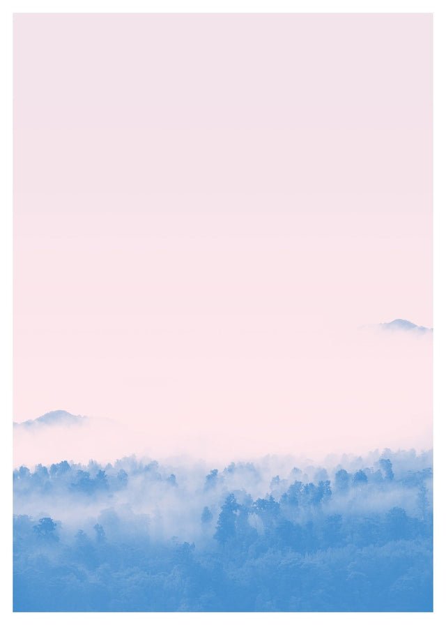 Forest Pink Blend Print