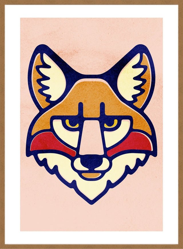 Fox Animal Portrait Print