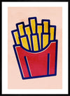 French Fries Fast Food Illustration Print