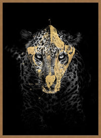 Gold Leopard Print