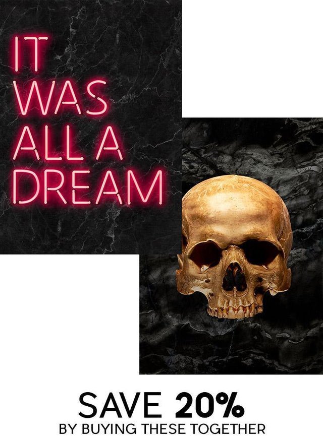 Gold Skull & All A Dream Print Bundle