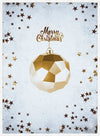 Golden Bauble Merry Christmas Print