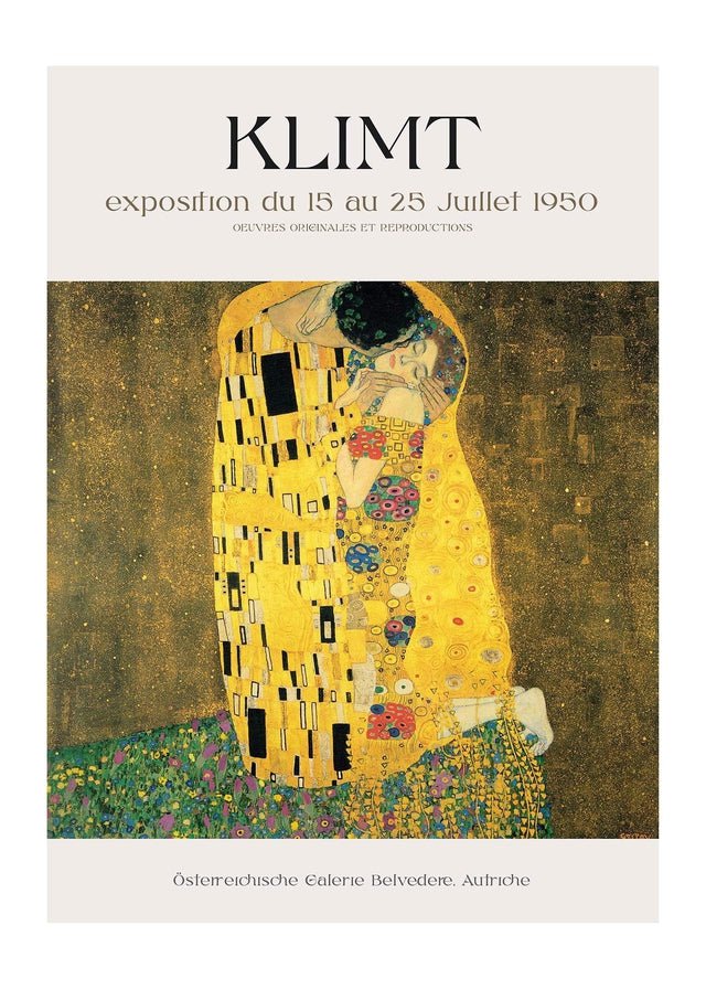 Gustav Klimt Exhibition Museum Poster