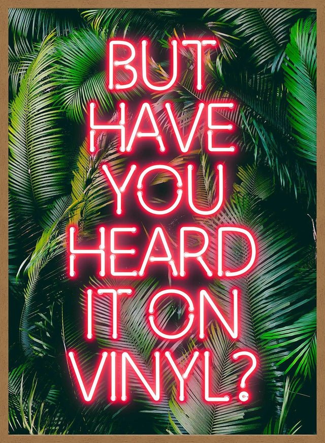 Have You Heard It On Vinyl Poster Print
