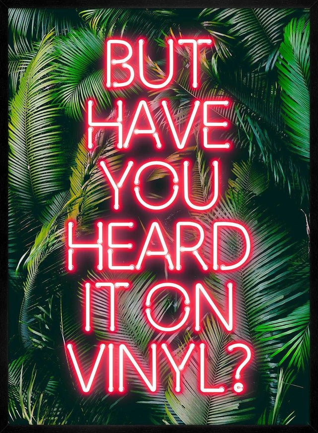 Have You Heard It On Vinyl Poster Print