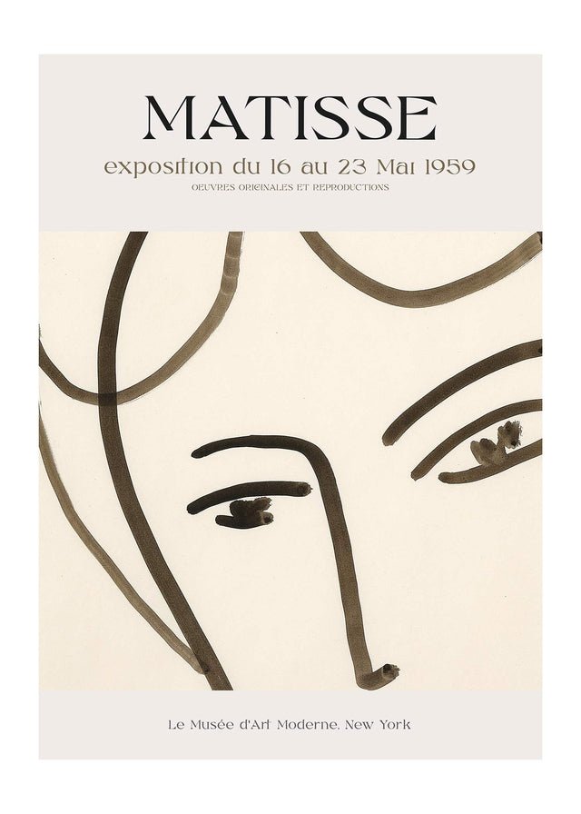 Henri Matisse Exhibition Museum Poster – InkAndDrop