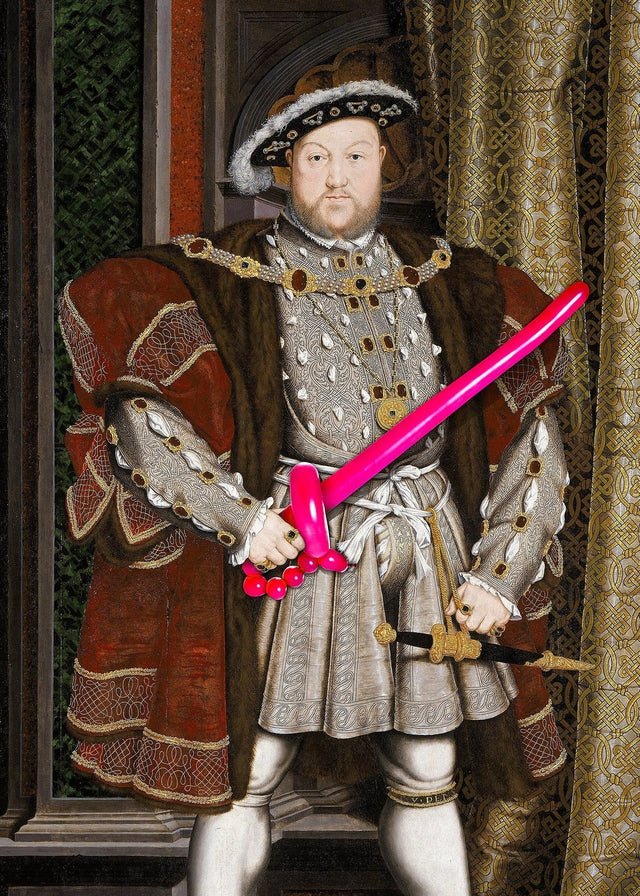 Henry VIII Balloon King Print