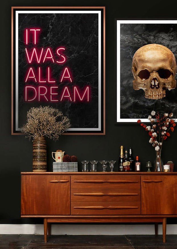 It was all a dream framed print hotsell