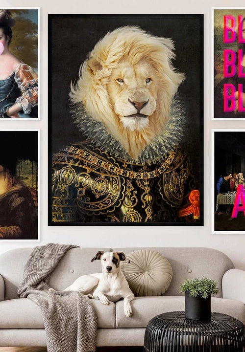 Animal Portrait Prints, Wall Art & Posters | Ink & Drop – InkAndDrop