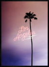 Los Angeles Palm Tree Neon Print