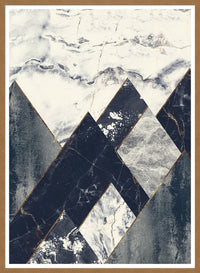 Marble Texture Hills Print