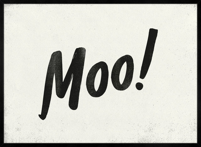 Moo Animal Noises Print