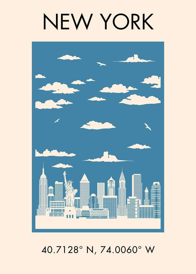 New York Tourist Style Print – InkAndDrop