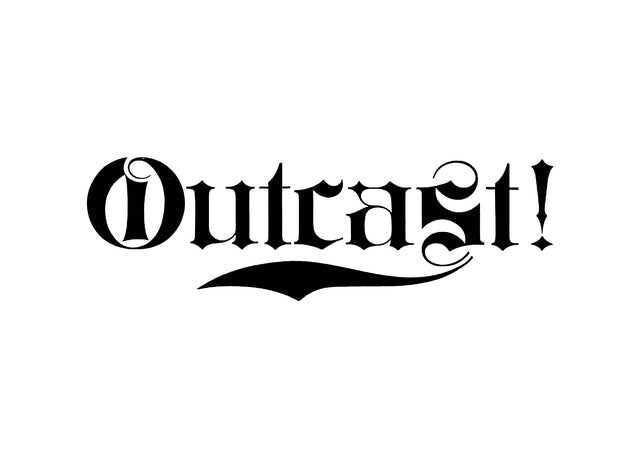 Outcast Typography Print