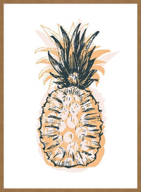 Pineapple Stamp Print