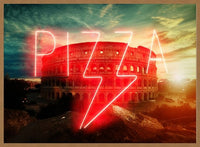 Pizza Sign Rome Neon Print