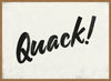 Quack Animal Noises Print