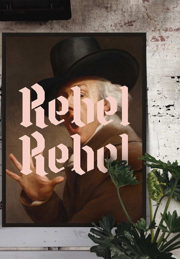 Rebel Rebel Typography Print