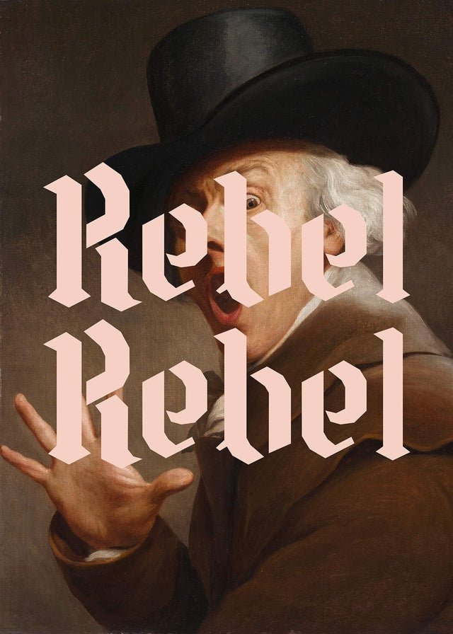 Rebel Rebel Typography Print
