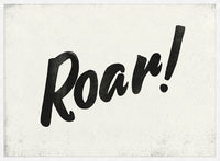 Roar Animal Noises Print