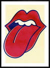Rock Lips Tongue Print