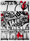 Shredded Abstract Typography 2 Print