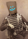 Smiley Soldier Vintage Print