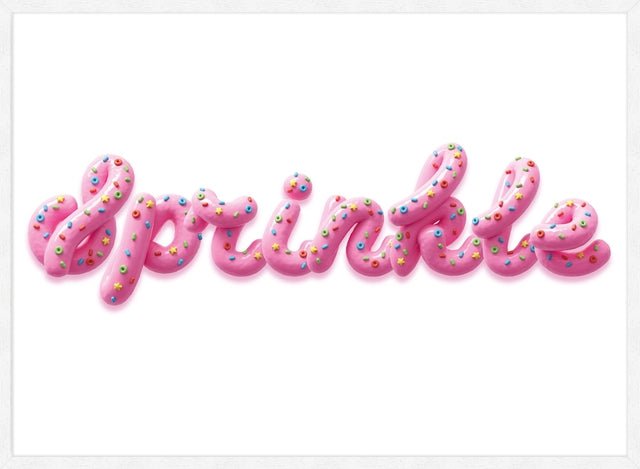 Sprinkle Type Cake Print