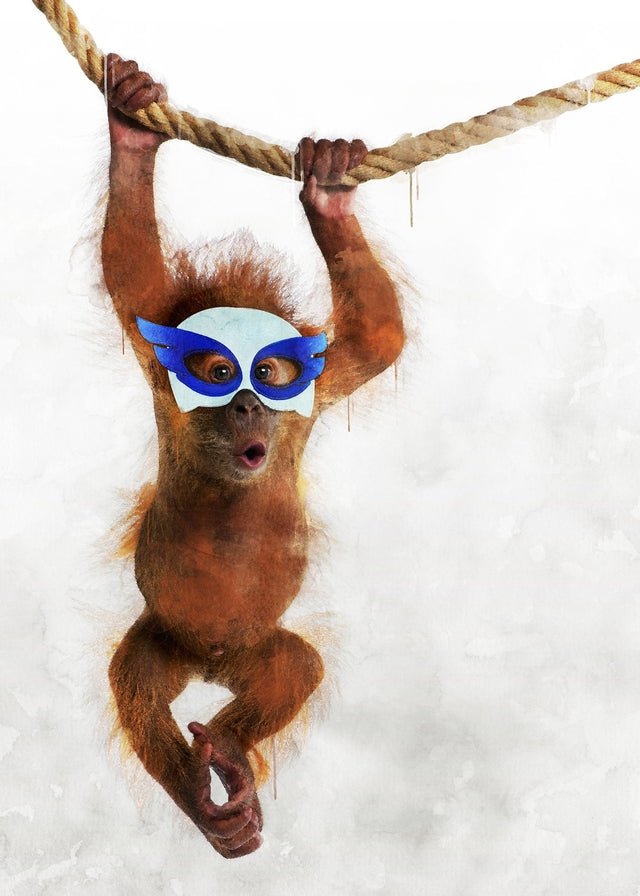Super Orangutan! Little Heroes Animal Print
