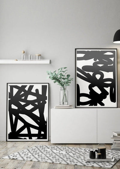 Tagged 2 Shapes Print