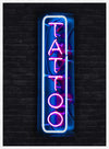 Tattoo Neon Sign Photography Print
