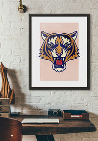 Tiger Animal Portrait Print