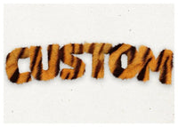Tiger Stripe Fur Personalised Name Print