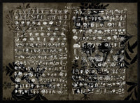 Vintage Botany Chart Dark Print
