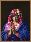 Virgin Mary Graffiti Hood Print