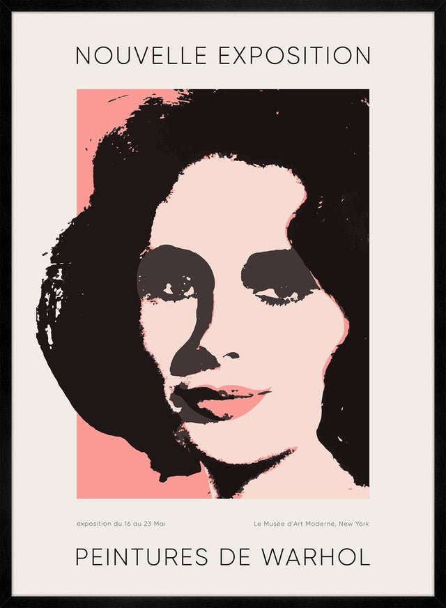 Warhol Nouvelle Exhibition Poster