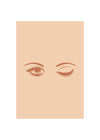 Winking Eyes Natural Print
