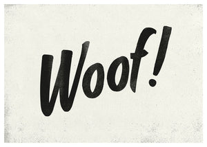 Woof Animal Noises Print