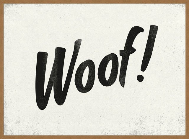 Woof Animal Noises Print