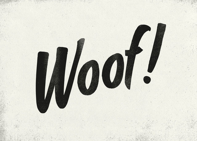 Woof Animal Noises Print