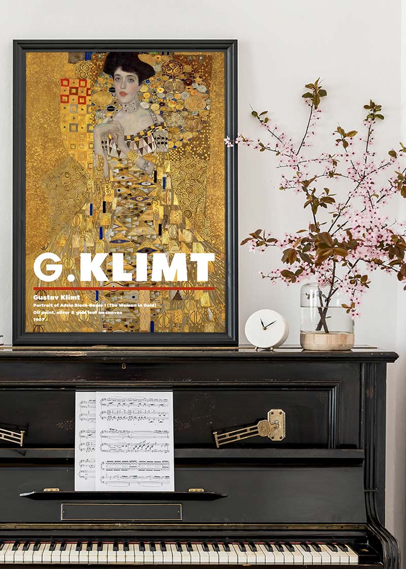 Gustav Klimt Portrait of Adele Artist Poster