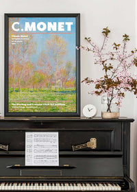 Claude Monet Sprintime Artist Poster