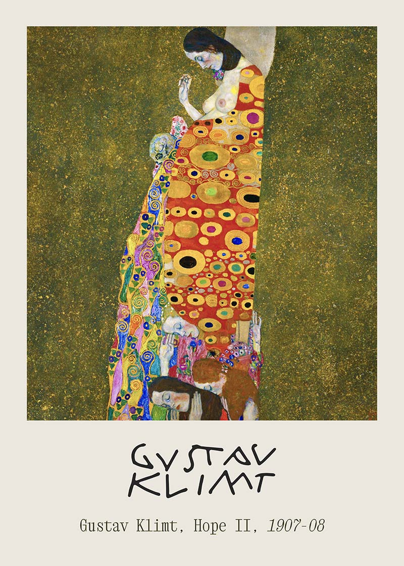 Gustav Klimt Hope II Artist Poster